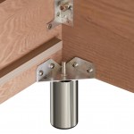 CORNER LEG BRACKET FOR BED FRAME / M8
